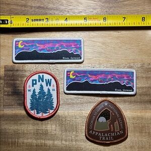 Colorful Scenic Patches Set